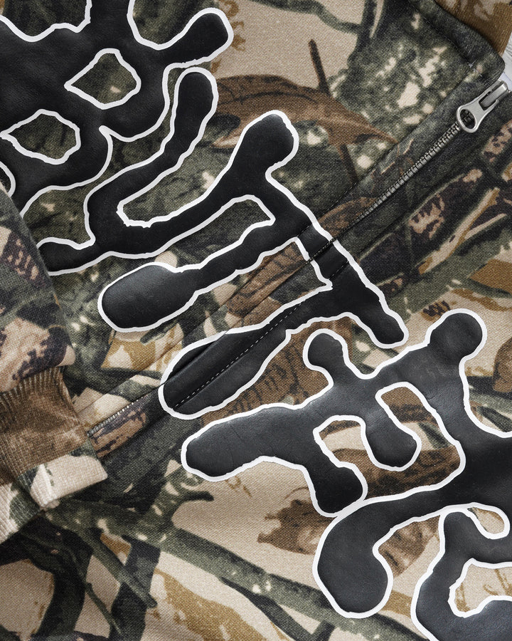 Butter Goods Ink Zip-Thru Hoodie Camo