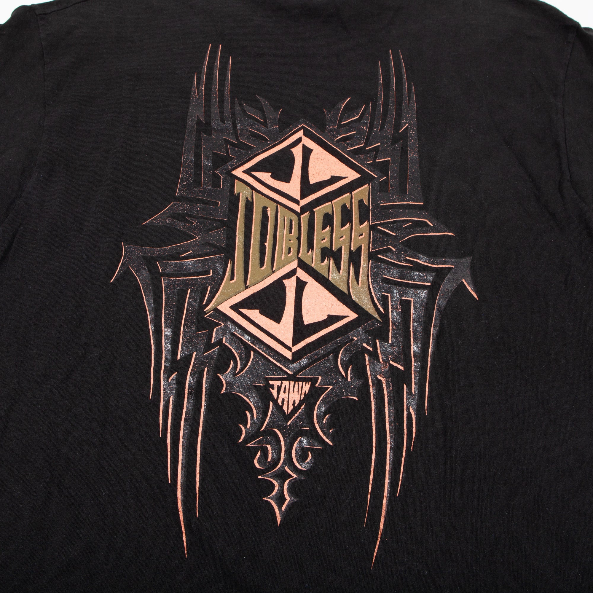 Overripe Jobless Anti Work Wear Tribal Tee Black (1990) XL