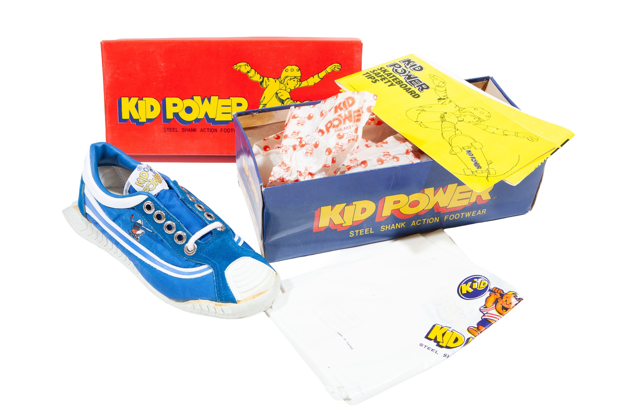 Overripe Kid Power Skate Shoes Navy Size 4.5 1978