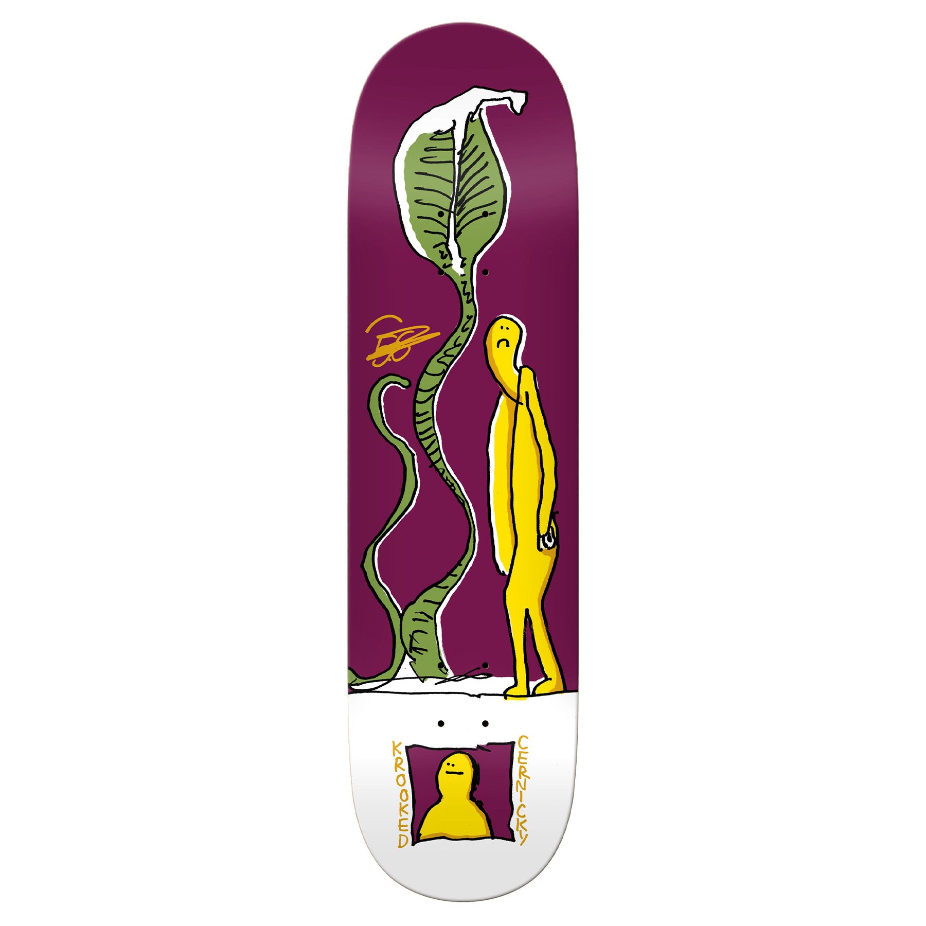 Krooked Cernicky Tall Snake True Fit Deck 8.5"