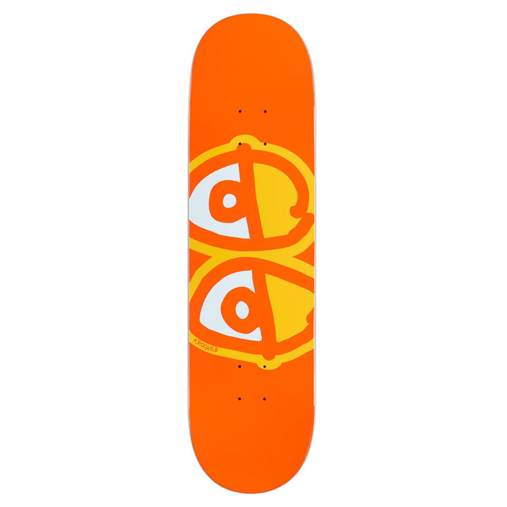 Krooked Team Eyes Deck Orange 8.25"