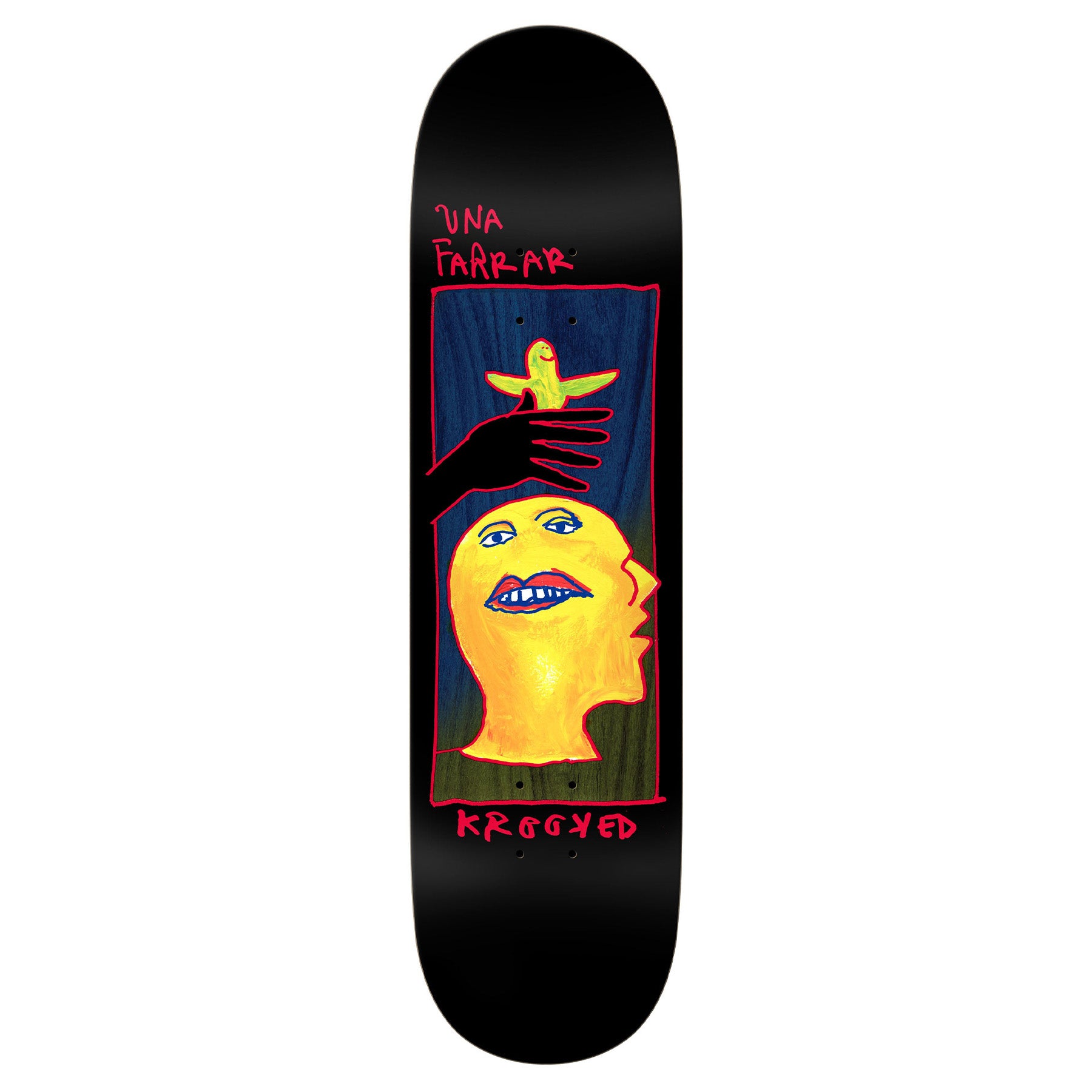 Krooked Una F Teeth Deck 8.28"