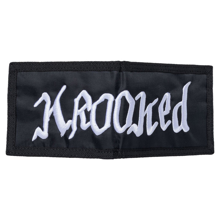 Krooked Double OK Bifold Wallet Black