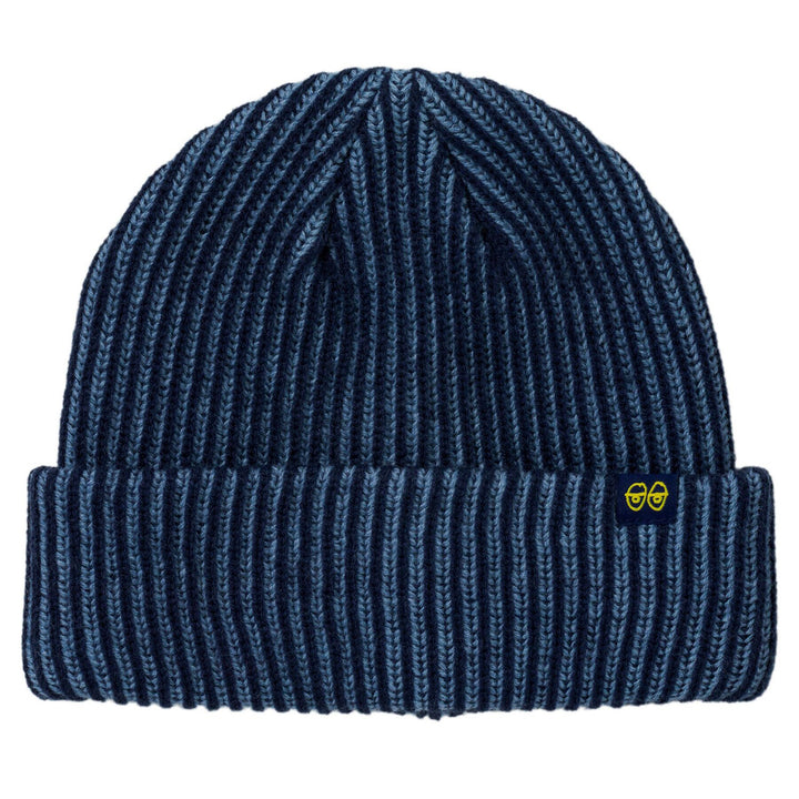Krooked Eyes Cuff Beanie Navy
