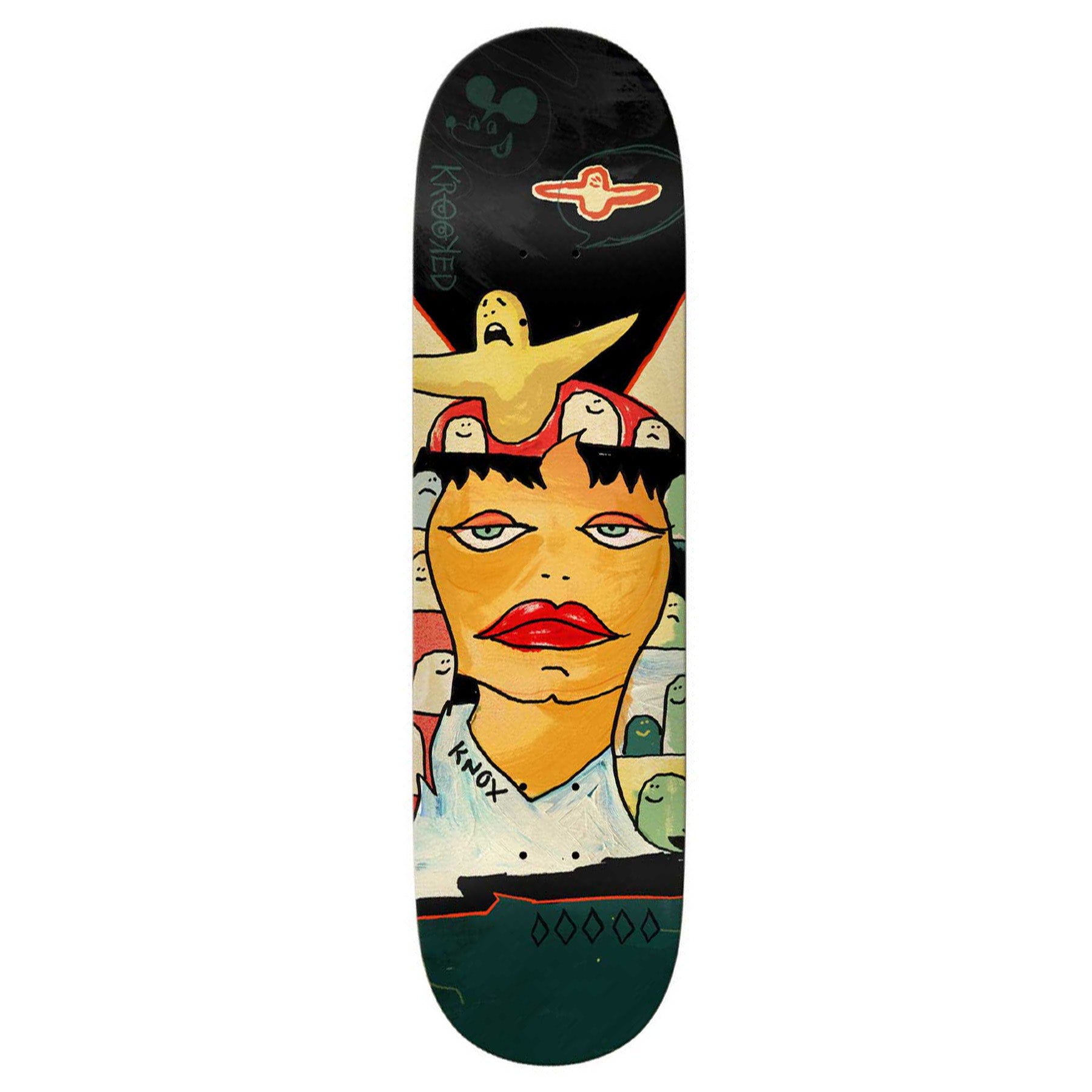 Krooked Knox Three Star Deck 8.25"