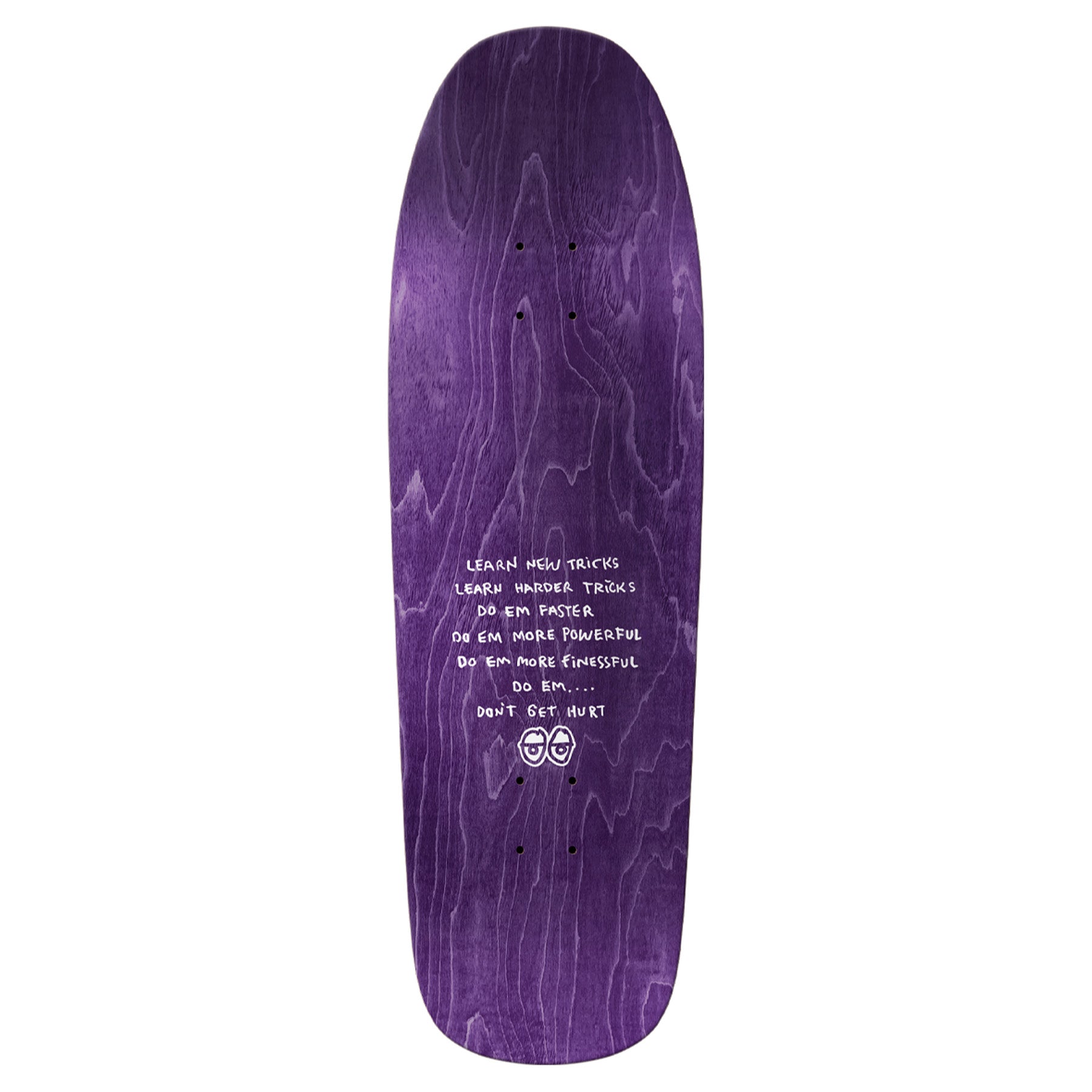 Krooked Sandoval Peace Sign Shaped Deck 9.81"