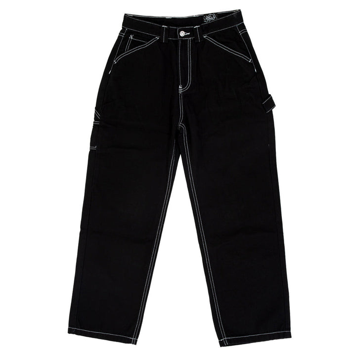 Krooked Sun Heart Carpenter Pant Black
