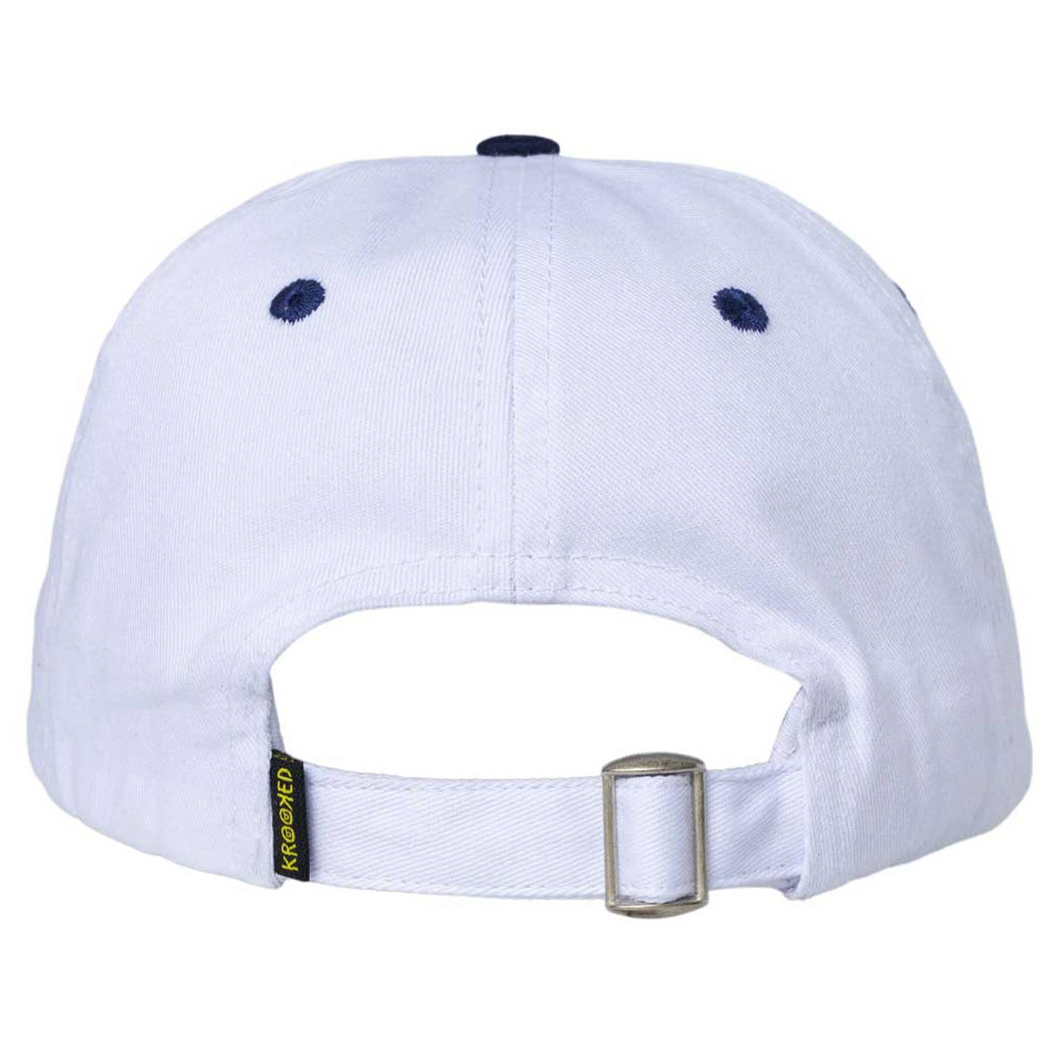 Krooked Sun Heart Strapback Hat White/Navy