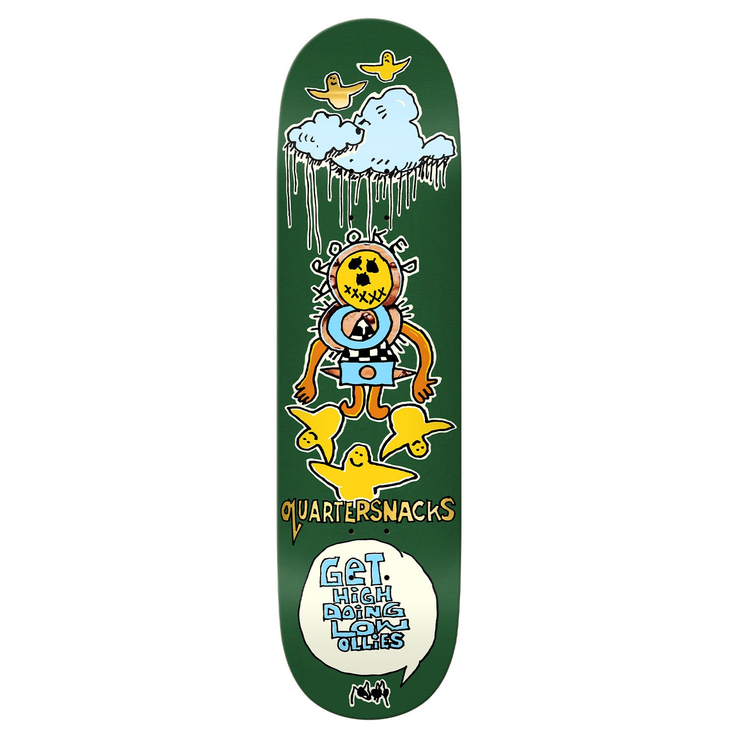 Krooked x Quartersnacks Get High Deck 8.25