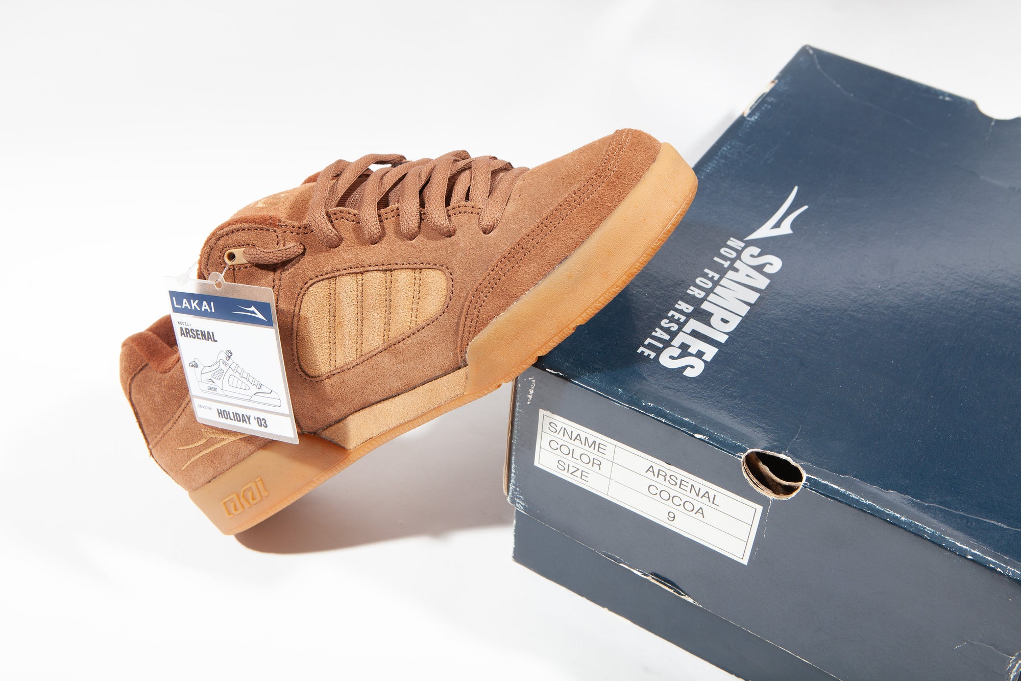 Overripe Lakai Arsenal Cocoa SAMPLE Size 9 2003