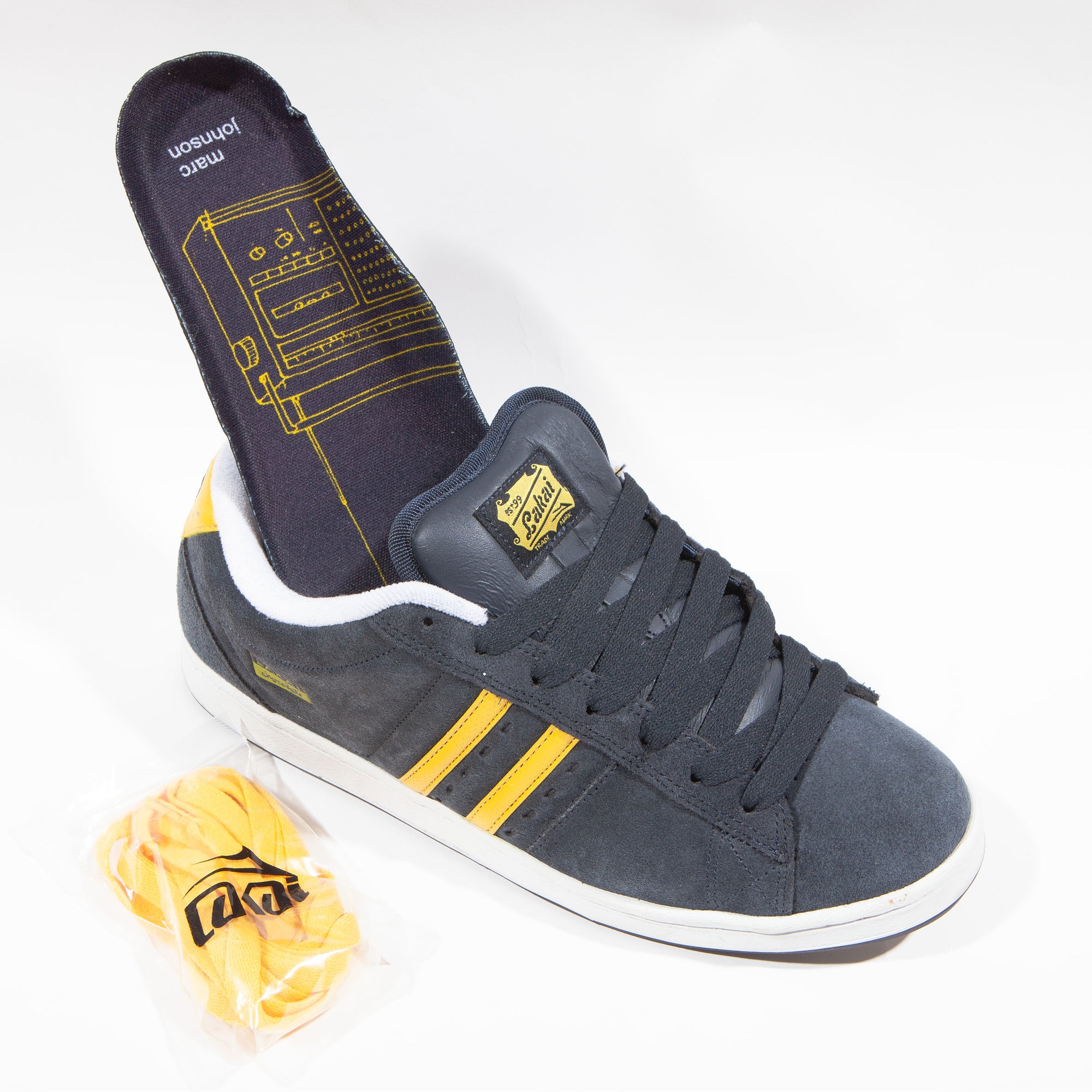 Overripe Lakai MJ 3 Navy/Yellow Size 10 2006