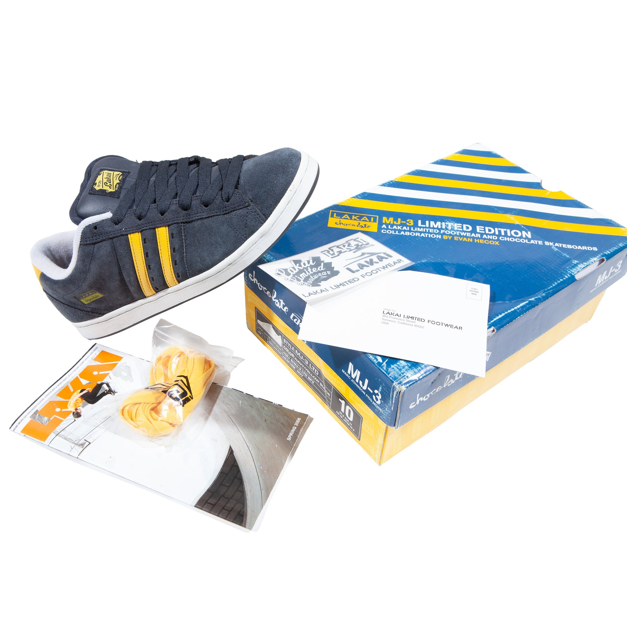 Overripe Lakai MJ 3 Navy/Yellow Size 10 2006