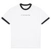 Last Resort AB Signature Ringer Tee White/Black