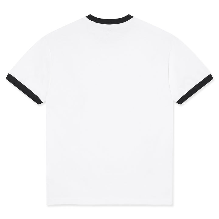 Last Resort AB Signature Ringer Tee White/Black