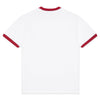 Last Resort AB Signature Ringer Tee White/Old Red