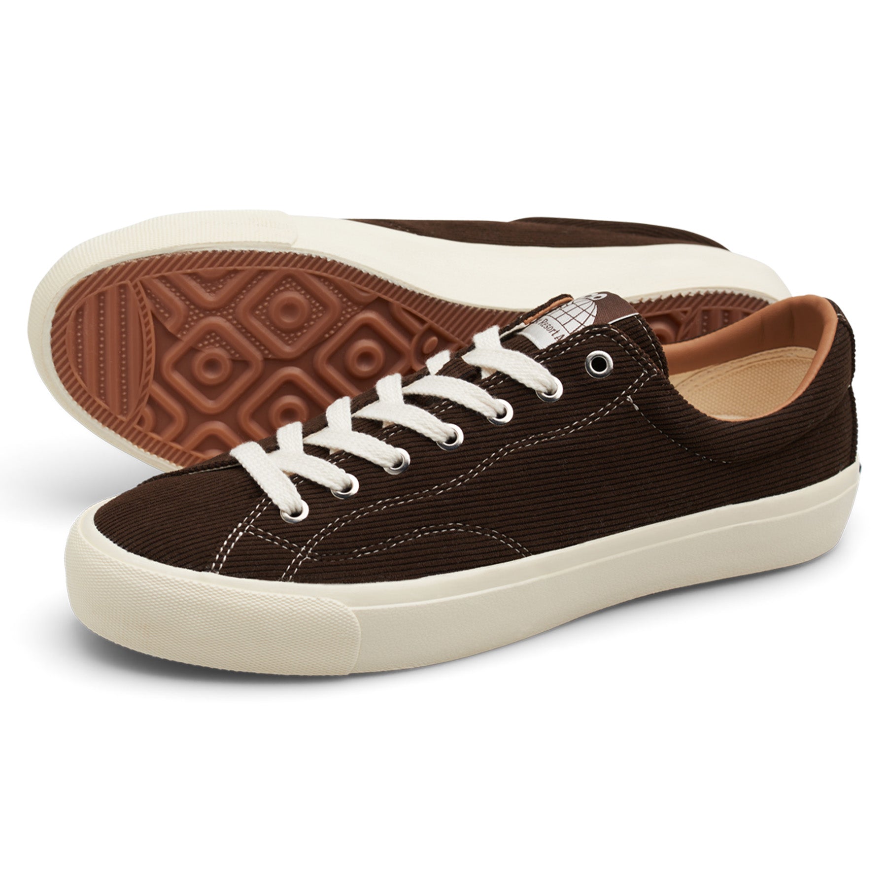 Last Resort AB VM003 Lo Cord Dark Brown/White