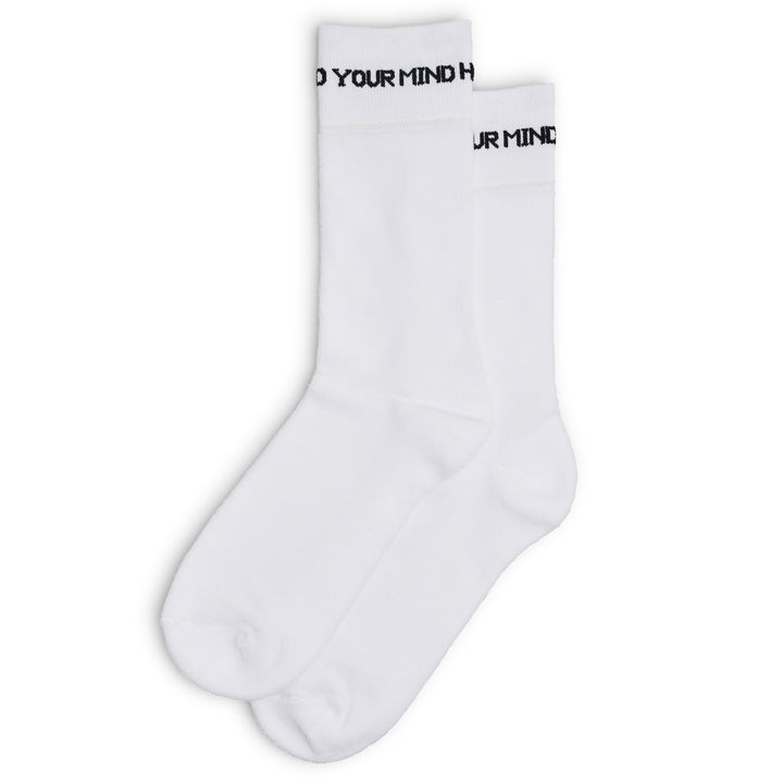 Last Resort AB Reverse Terry Sock White
