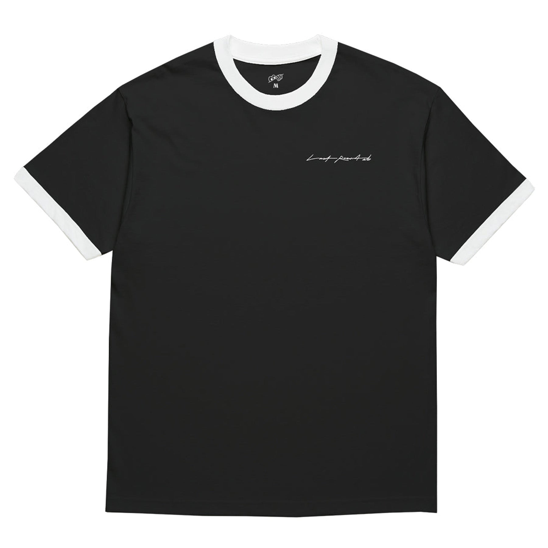 Last Resort AB Signature Ringer Tee Black - Orchard Skateshop