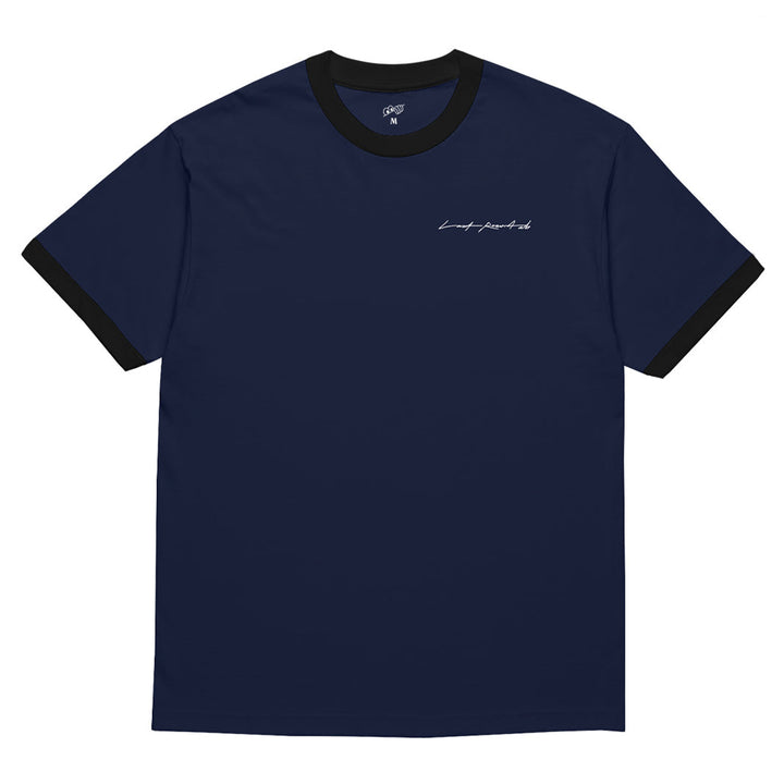 Last Resort AB Signature Ringer Tee Dark Navy
