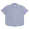 Last Resort AB SM001 S/S Button Up Zen Blue