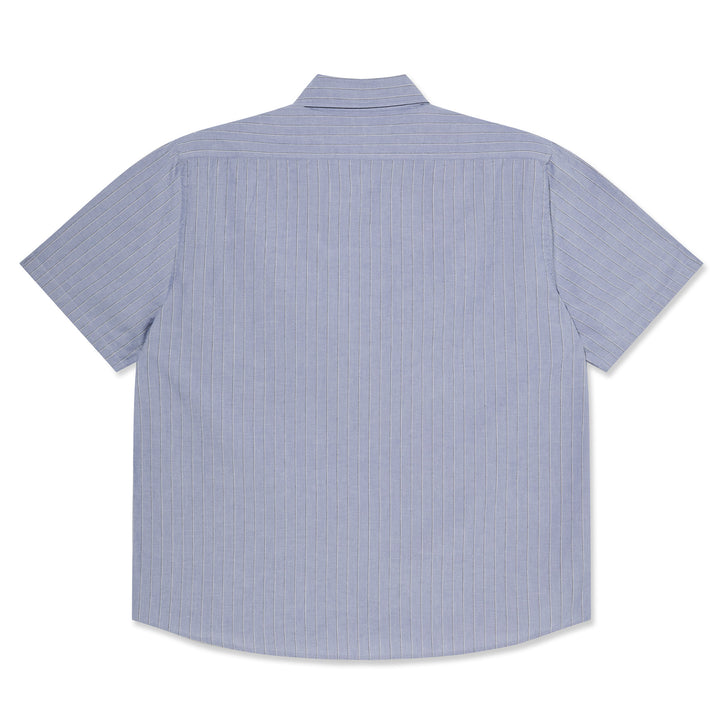 Last Resort AB SM001 S/S Button Up Zen Blue