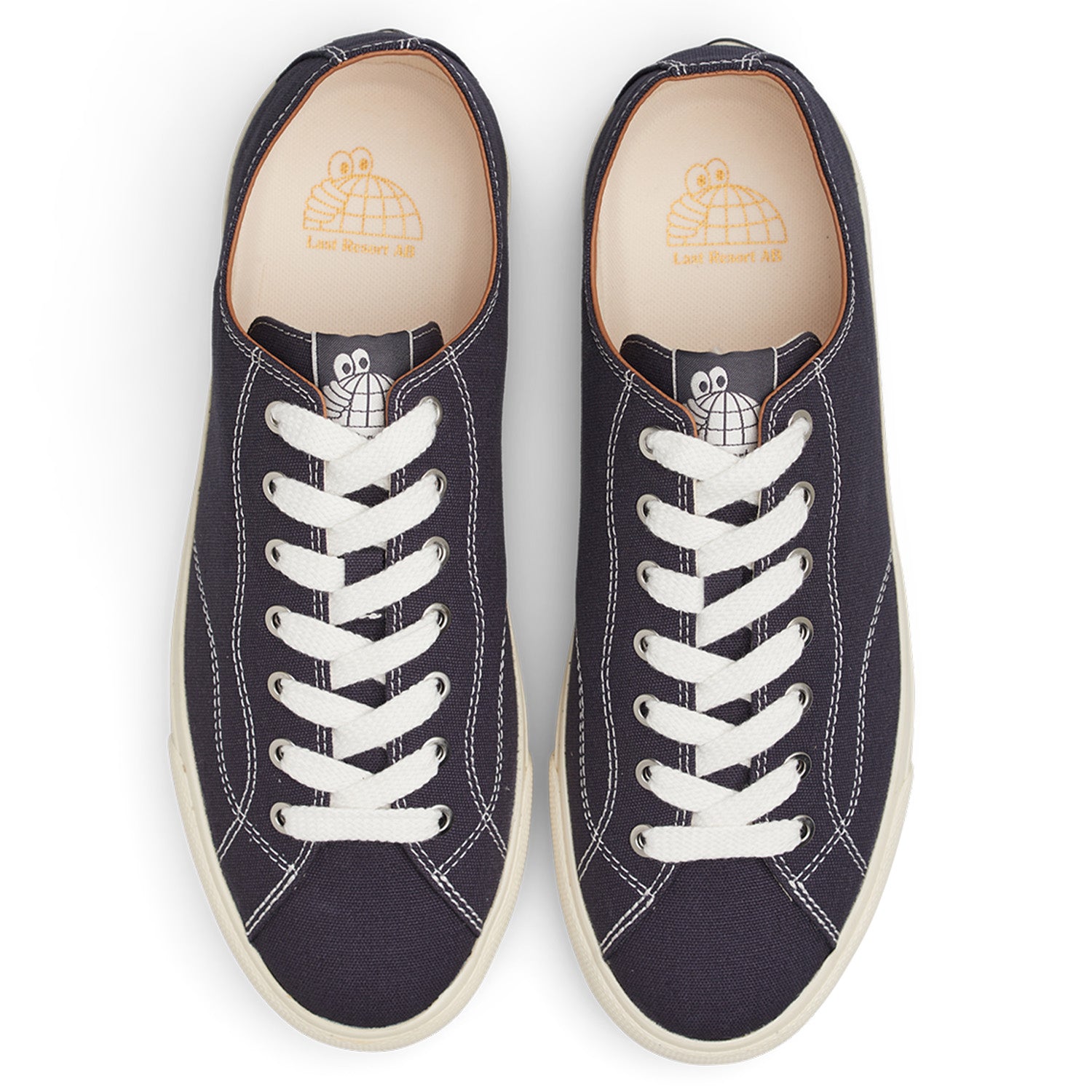 Last Resort AB VM003 Lo Canvas Ebony/White