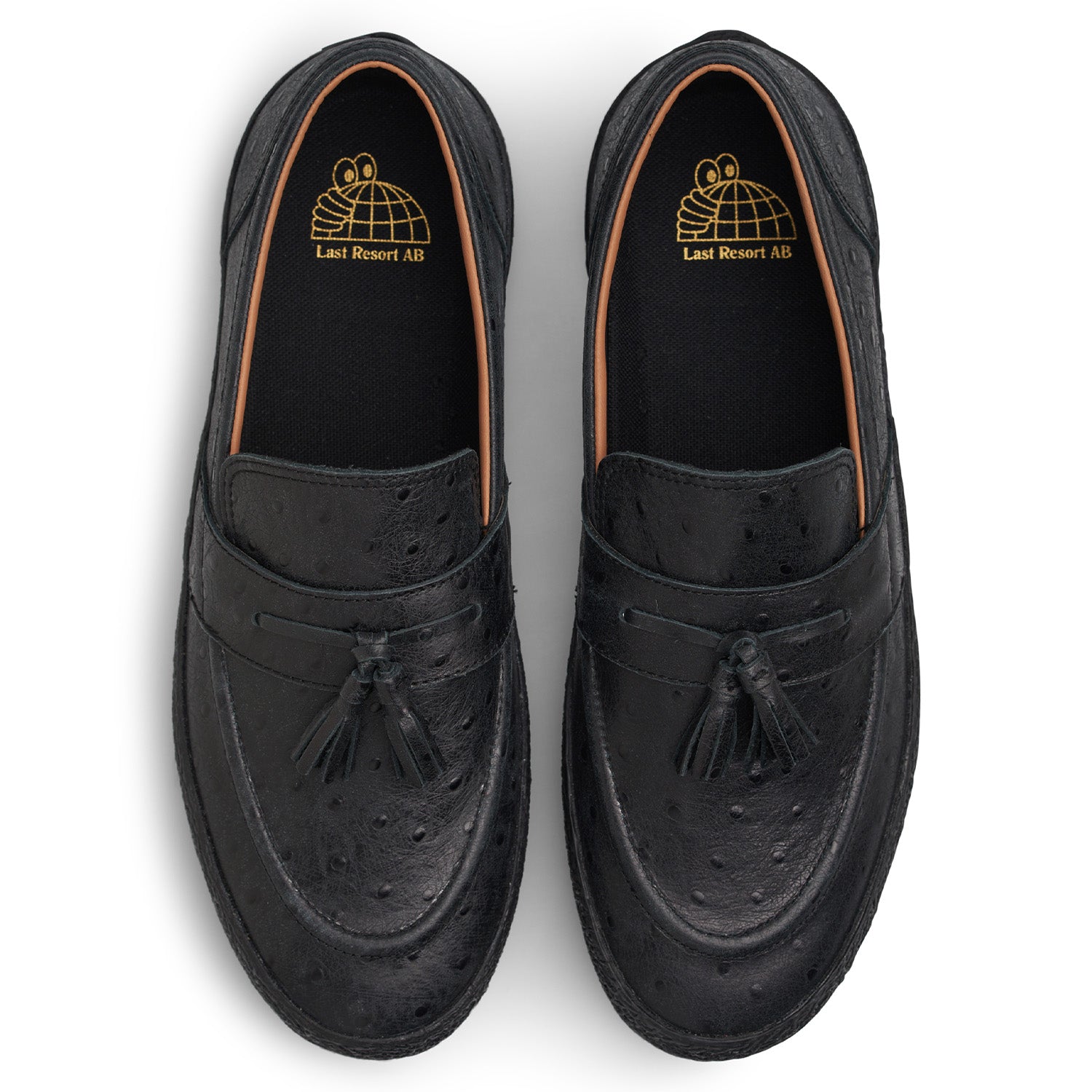 Last Resort AB VM005 Loafer Ostrich Black/Black