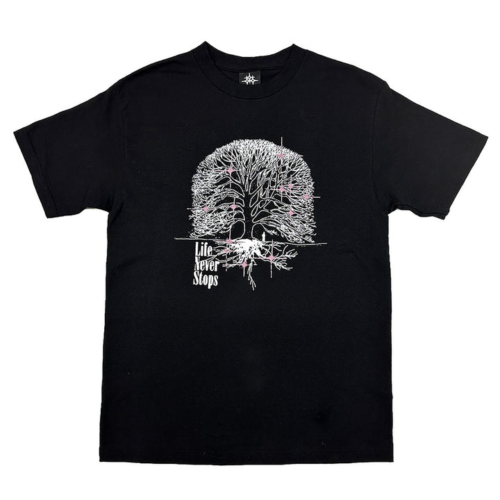 Late Nite Stars Life Tree Tee Black/Silver/Purple