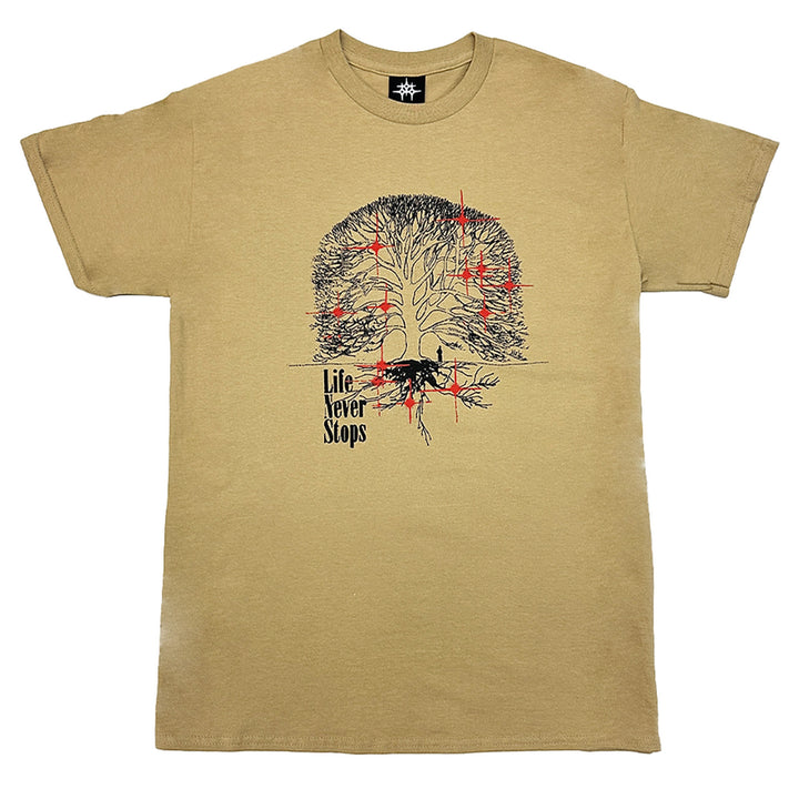 Late Nite Stars Life Tree Tee Brown/Black/Red