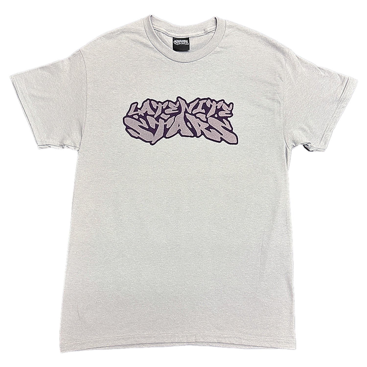 Late Nite Stars Logo Tee Grey