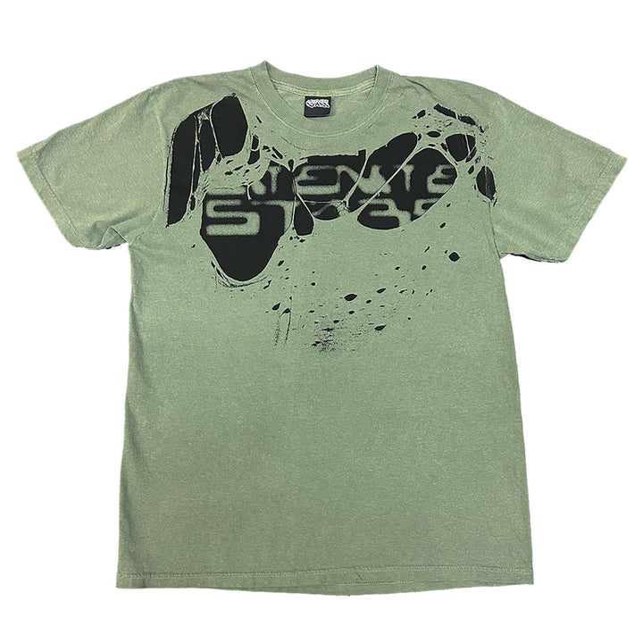 Late Nite Stars OG Ripped Grafik Tee Green