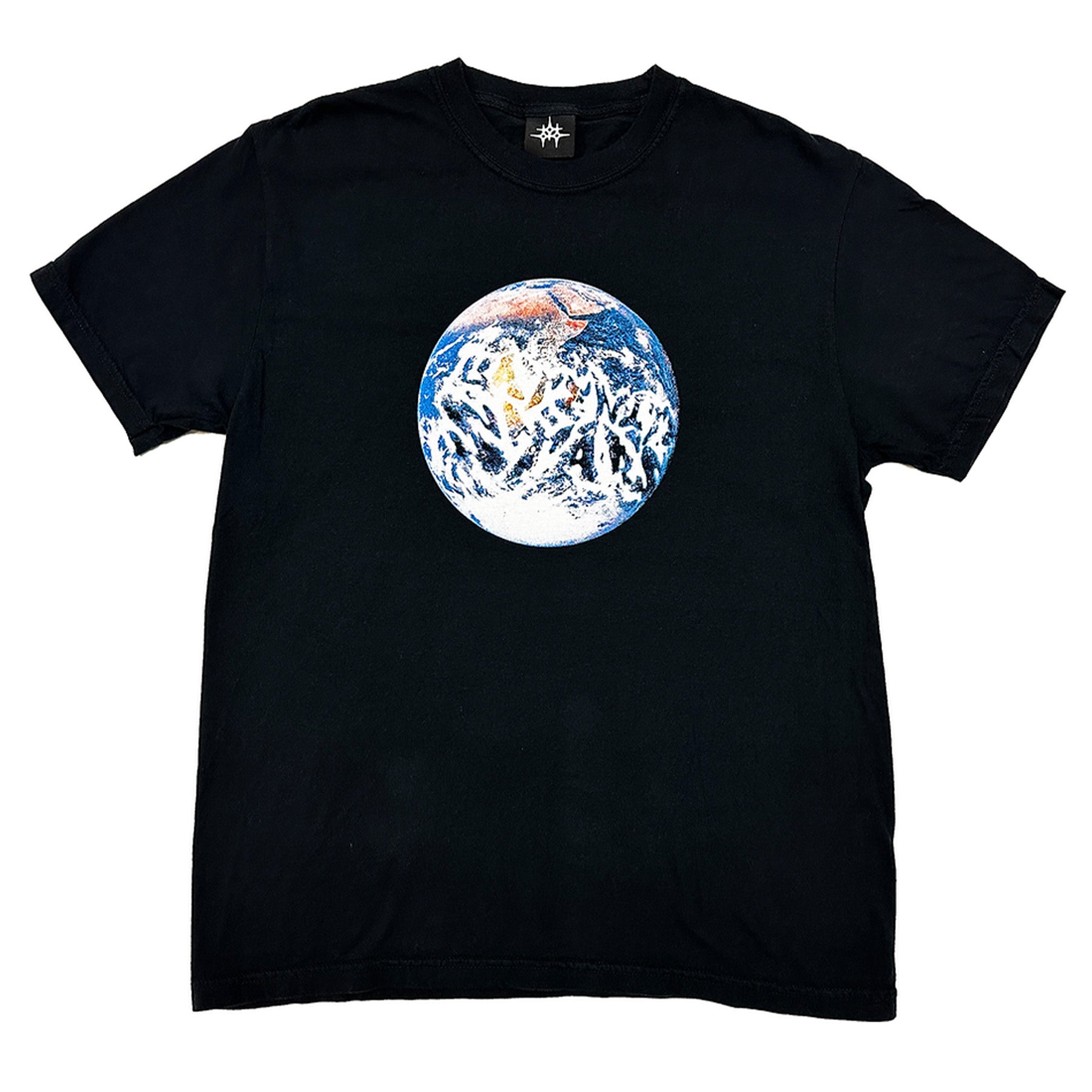 Late Nite Stars World Tee Black - Orchard Skateshop
