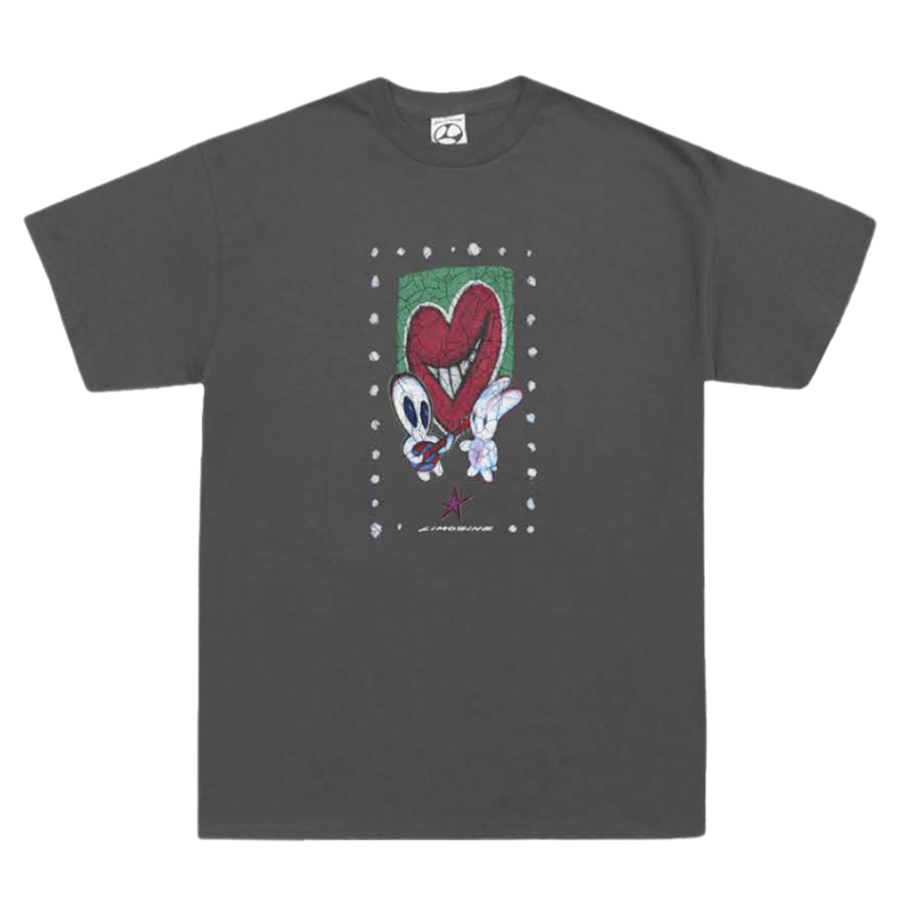 Limosine Heart Throb Tee Charcoal