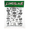 Limosine Team Peel Away Sticker Sheet