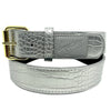 Loosey Silver Croc Belt