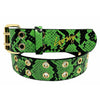 Loosey Snake Skin Grommet Belt