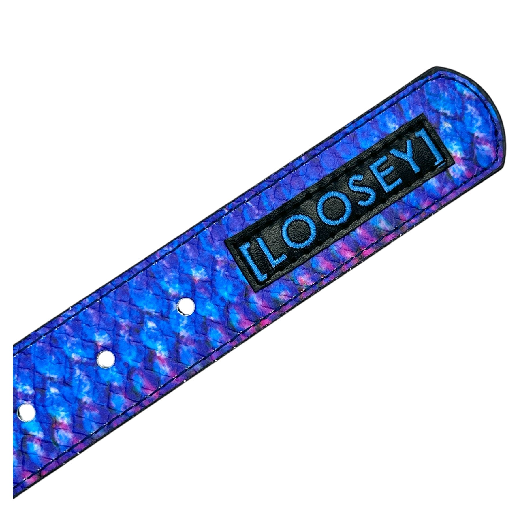 Loosey x Atlantic Drift Fish Scale Reversible Belt With Pouch