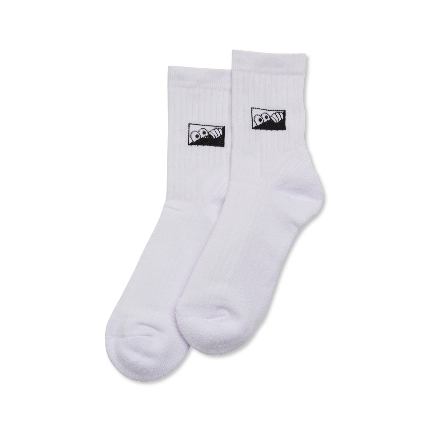Last Resort AB Heel Tab Dress Socks - 1 Pack (White)