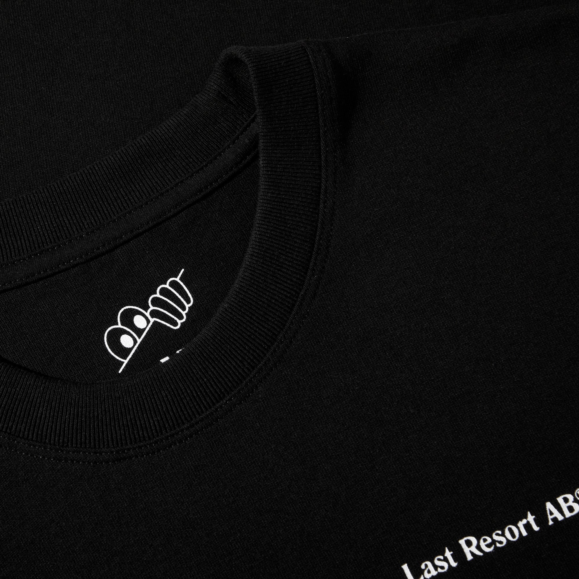 Last Resort AB Atlas Monogram Tee (Black/White) - Orchard Skateshop