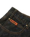 Butter Goods Leopard Denim Jeans Black