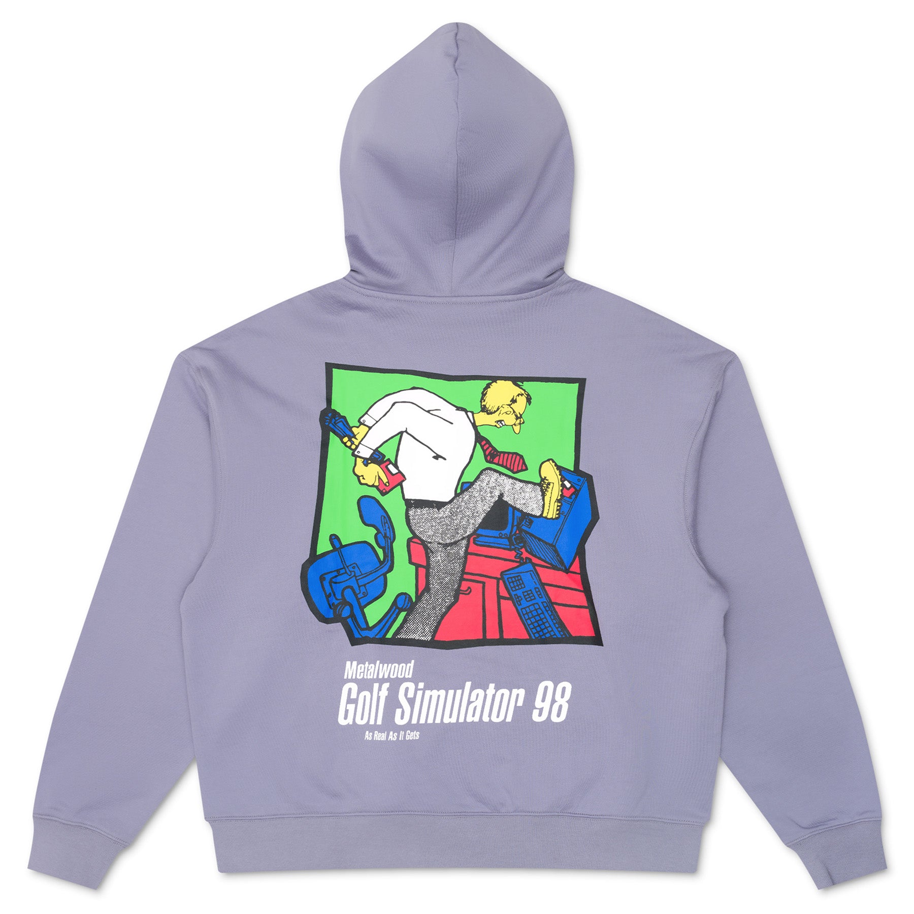 Metalwood Studios Simulator 98 Hooded Sweatshirt Pewter