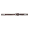 Metalwood Studios Metal Logo Leather Studded Belt Brown