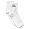 Metalwood Studios Oval Logo Quarter Sock White