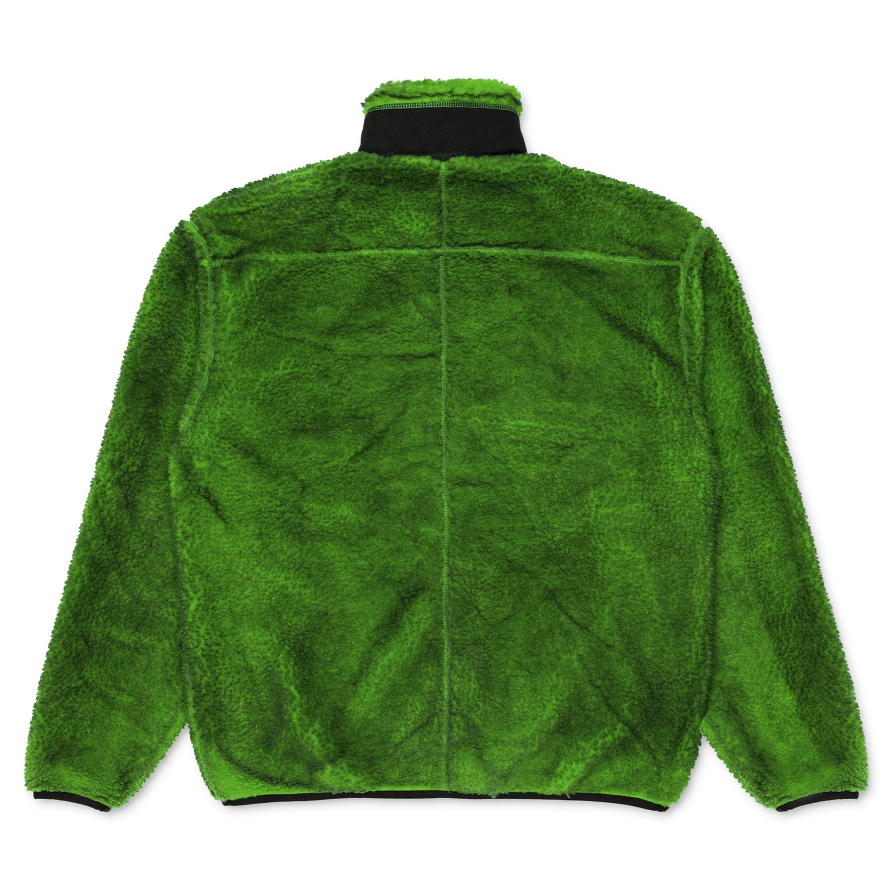 Metalwood Studio Painted Sherpa Fleece Jacket Green