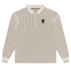 Metalwood Studios Ribbed LS Polo Tan