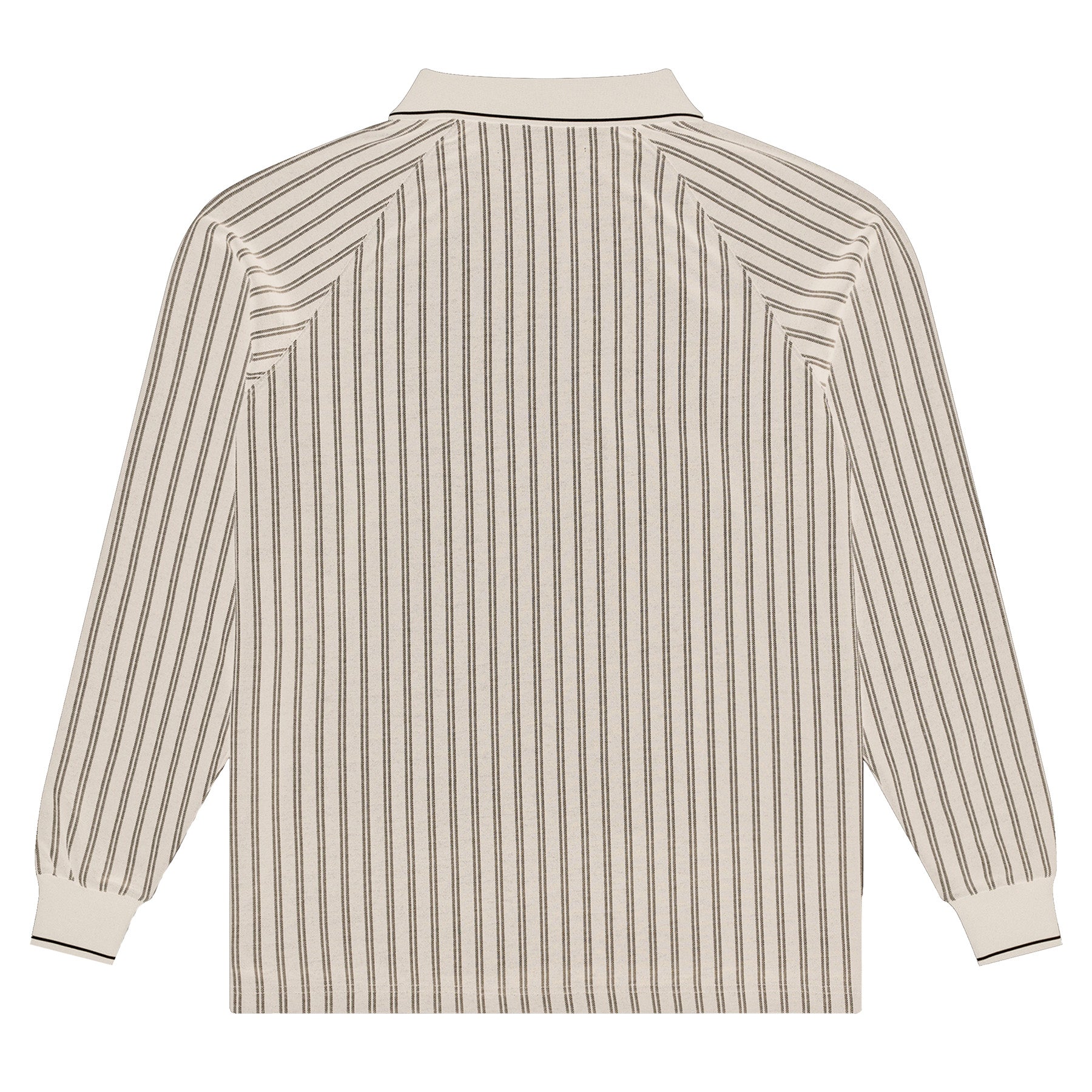 Metalwood Studios Ribbed LS Polo Tan