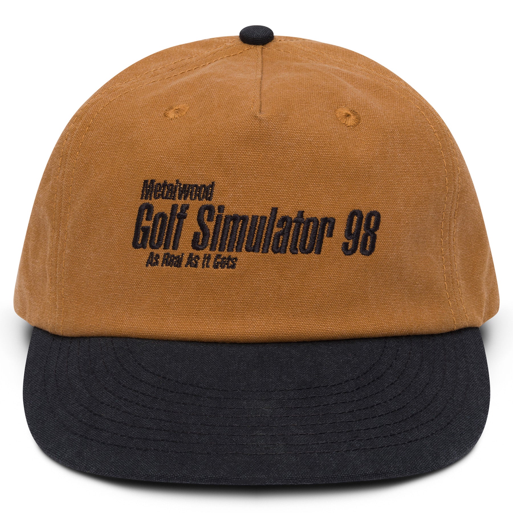 Metalwood Studios Simulator 98 5-Panel Snapback Hat Pumpkin/Black