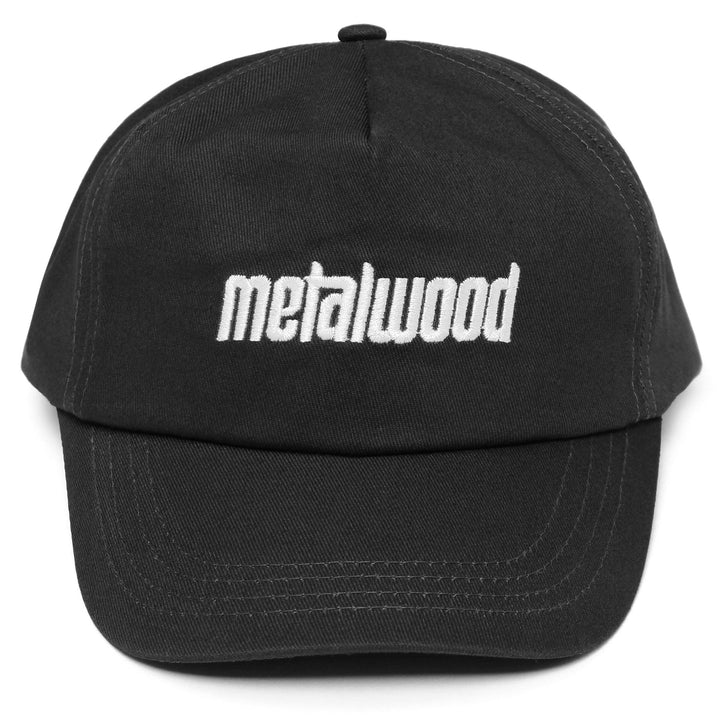 Metalwood Metal Logo 5-Panel Hat Black
