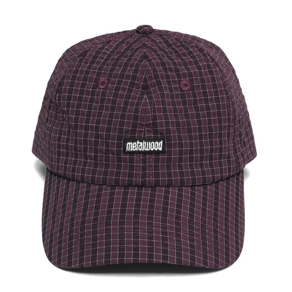 Metalwood Mini Metal Logo Dad Hat Plum