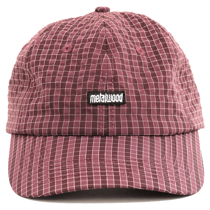 Metalwood Mini Metal Logo Dad Hat Plum